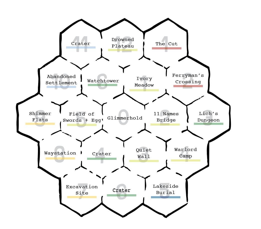 Hexmap of Orrelia